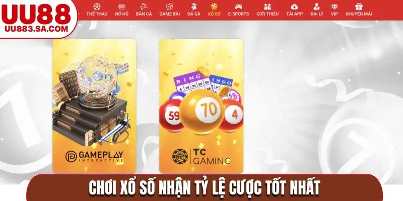 Chơi xổ số nhận tỷ lệ cược tốt nhất